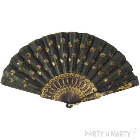 wachlarz zlocony materialowy zloty boland