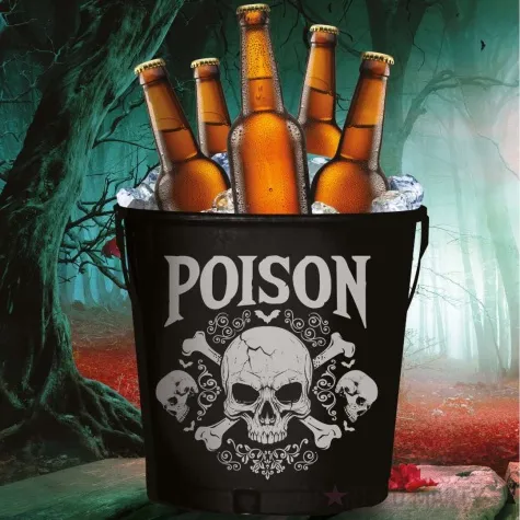 wiaderko cooler poison czarny guirca 19 x 23 cm