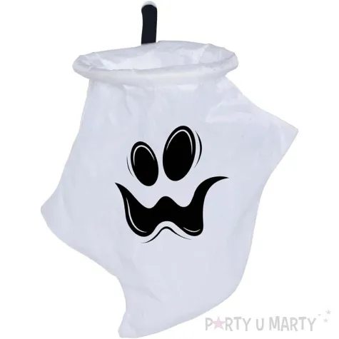 wiaderko na cukierki duch bialy guirca 50 cm