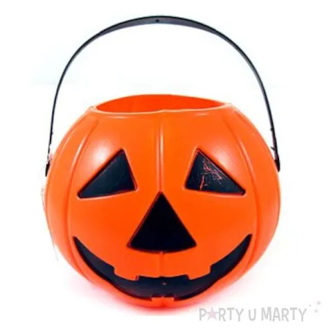 wiaderko na cukierki dynia pomaranczowy godan 13 5x18 cm