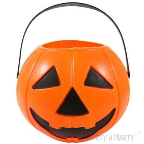 wiaderko na cukierki dynia pomaranczowy godan 13 5x18 cm