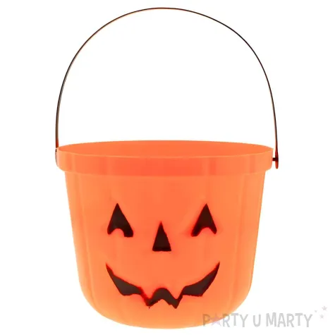 wiaderko na cukierki dynia pomaranczowy godan 18 5 x 15 cm