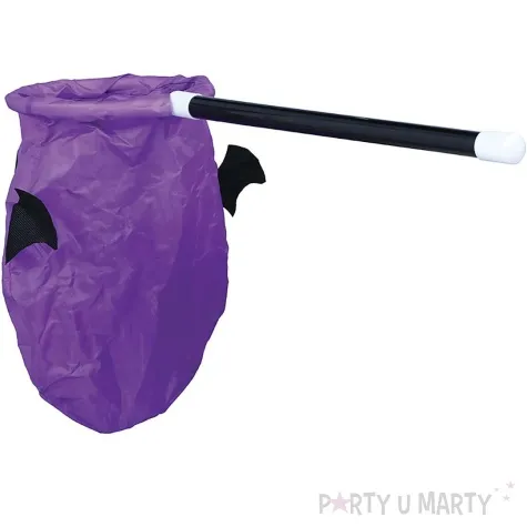 wiaderko na cukierki nietoperz fioletowy guirca 50 cm