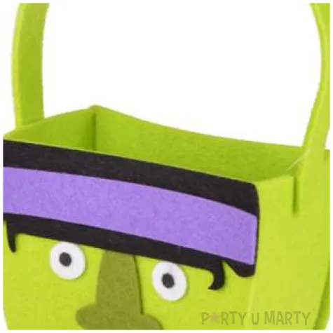 wiaderko na cukierki zombie w opasce filcowe arpex