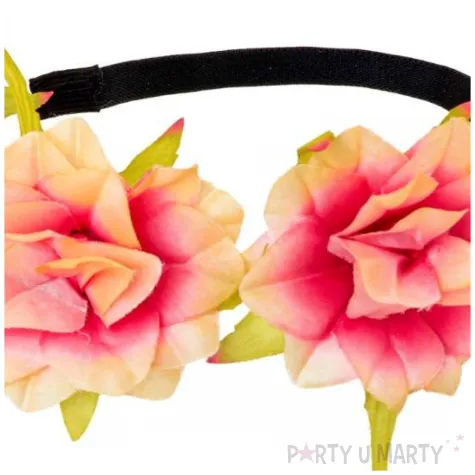 wianek kwiaty hawaje rozowy widmann