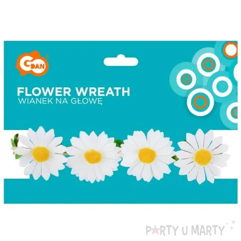 wianek stokrotki bialo zolty godan