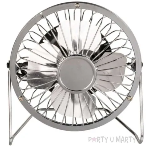 wiatrak wentylator retro usb ootb srebrny 15 cm