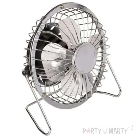 wiatrak wentylator retro usb ootb srebrny 15 cm