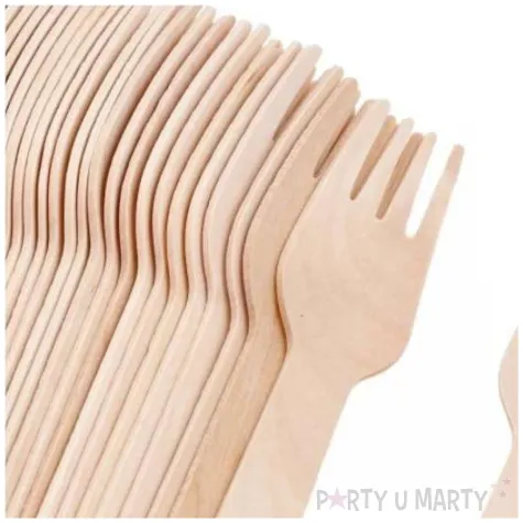 widelce drewniane classic eko partycollection 50 szt