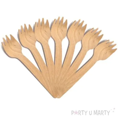 widelce drewniane classic naturalne tamipol 10 cm 10 szt