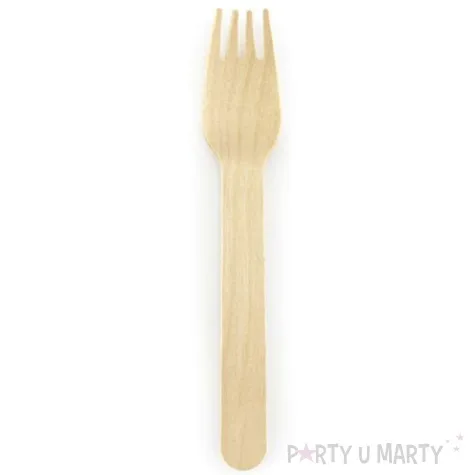 widelce drewniane ekologiczne partydeco 15 5 cm 100szt