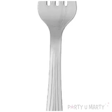 widelce plastikowe classic srebrne partypal 14 cm 20 szt