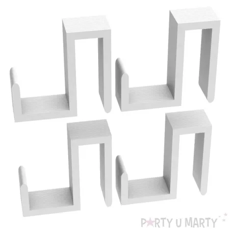 wieszak na grzejnik lazienkowy haczyk bialy 4 szt