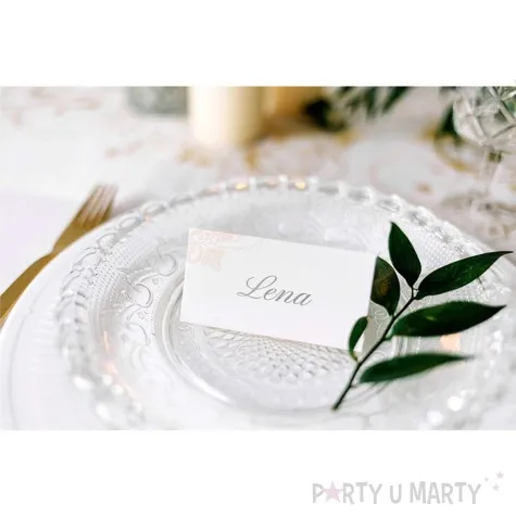 wizytowka na stol zlocisty wzor partydeco 25 szt