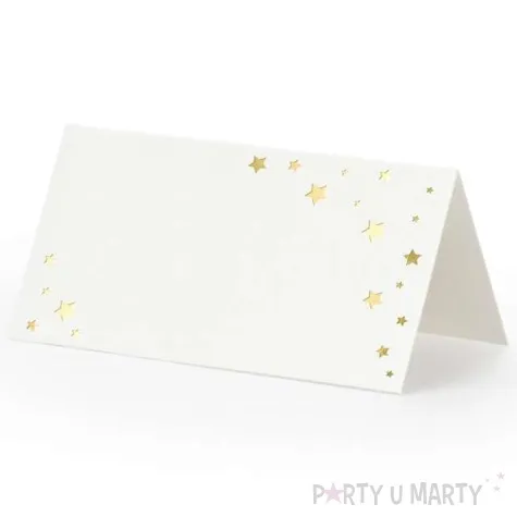 wizytowki na stol lets celebrate gwiazdki partydeco 10 szt