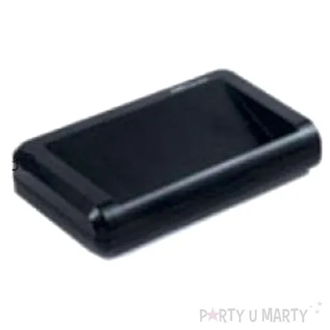 wizytownik stojacy otwarty czarny deli 115 x 70 mm