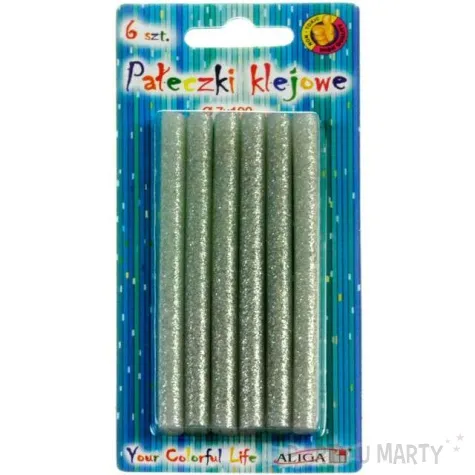 wklad klejowy cienki srebrny aliga 7x100 mm 6 szt