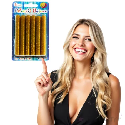 wklad klejowy classic zloty brokatowy aliga 11x100 mm 6 szt