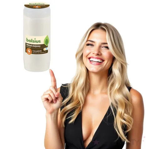 wklad olejowy premium 4 dni bialy bolsius 145 mm