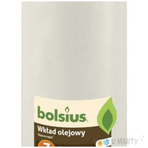 wklad olejowy premium 7 dni bialy bolsius 177 mm