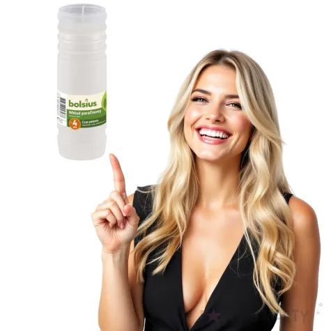 wklad parafinowy classic 4 dni bialy bolsius 175 mm