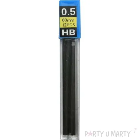 wklady do olowkow grafity titanum hb 0 5 x 60 mm 12 szt