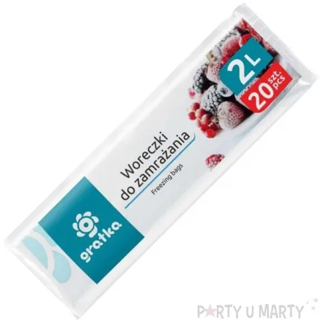 woreczki do zamrazania zywnosci gratka ravi 2l 20szt