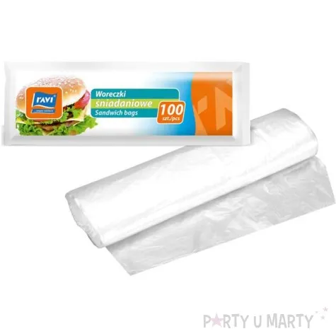 woreczki sniadaniowe classic ravi 18x28 cm 100szt