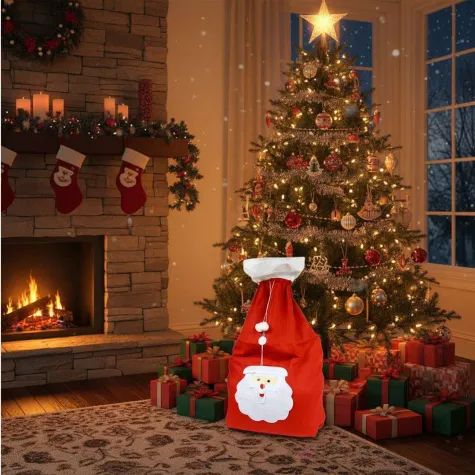 worek mikolaja na prezenty na mikolajki swieta bozego narodzenia 70x100 cm