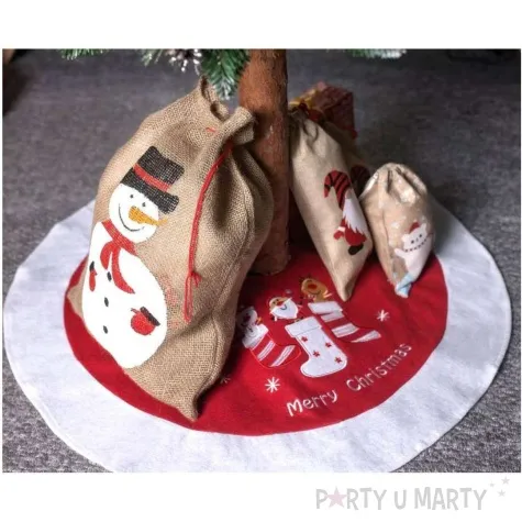 worek mikolaja skrzat jutowy godan 18x24 cm