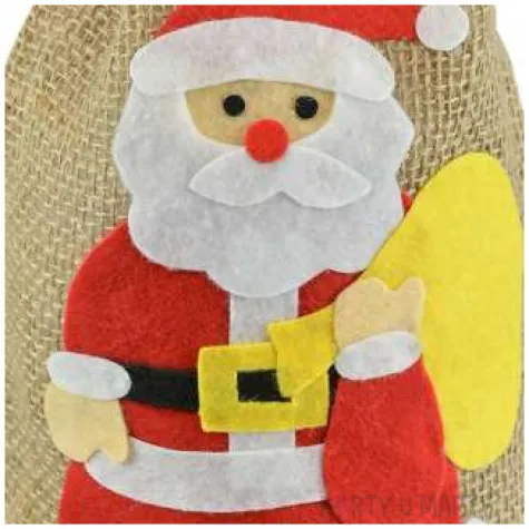 worek mikolaja sw mikolaj jutowy arpex 28 x 20 cm