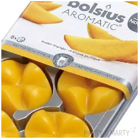 wosk zapachowy platki aromatic mango bolsius 8 szt