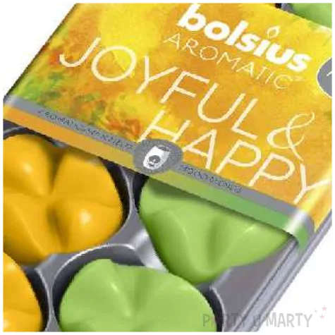 wosk zapachowy platki aromatic mix mango i zielone jablko bolsius 8 szt