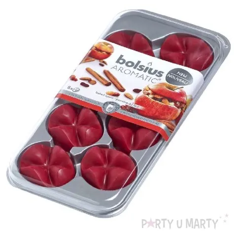 wosk zapachowy platki aromatic pieczone jablko bolsius 8 szt