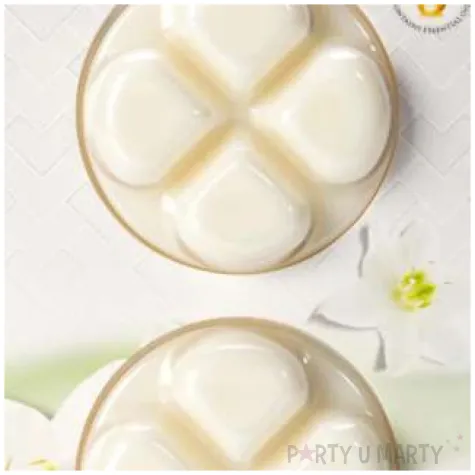 wosk zapachowy platki biale kwiaty bispol 2 szt