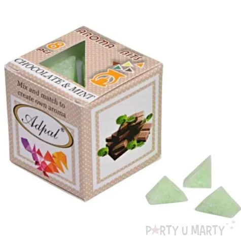 wosk zapachowy trojkacik czekolada z mieta adpal 8 szt