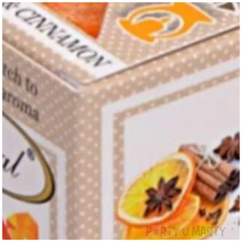 wosk zapachowy trojkacik pomarancza z cynamonem adpal 8 szt