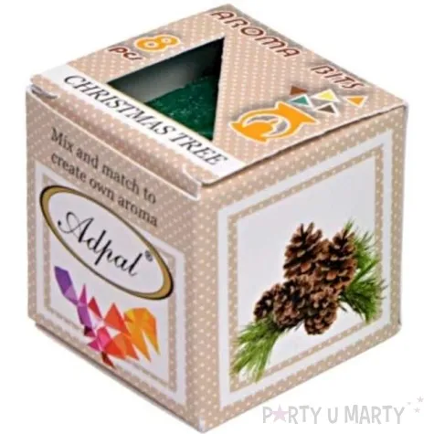 wosk zapachowy trojkacik sosna adpal 8 szt