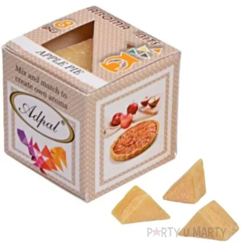 wosk zapachowy trojkacik szarlotka adpal 8 szt