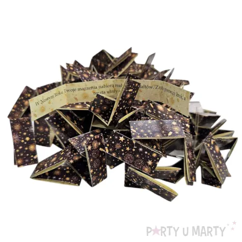 wrozby sylwestrowe szampanski nowy rok paski 100 szt