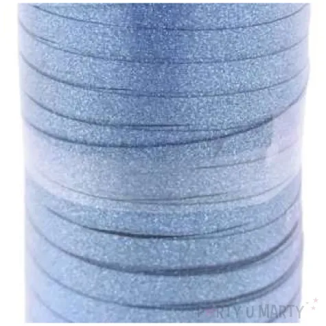 wstazka do balonow brokatowa jasnoniebieska godan 5 mm 92 m