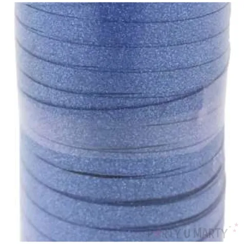 wstazka do balonow brokatowa niebieska godan 5 mm 92 m