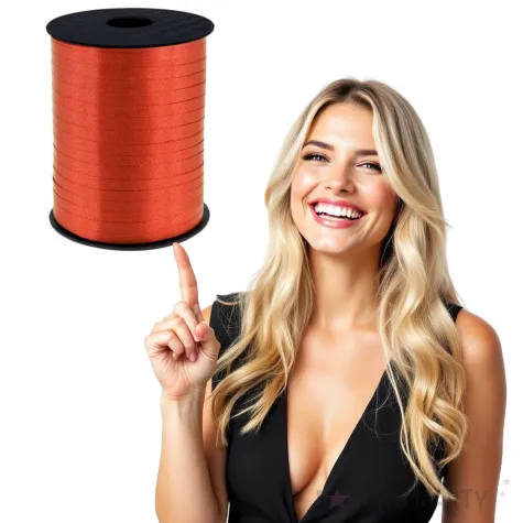 wstazka do balonow classic koralowa partypal 5 mm x 500 m