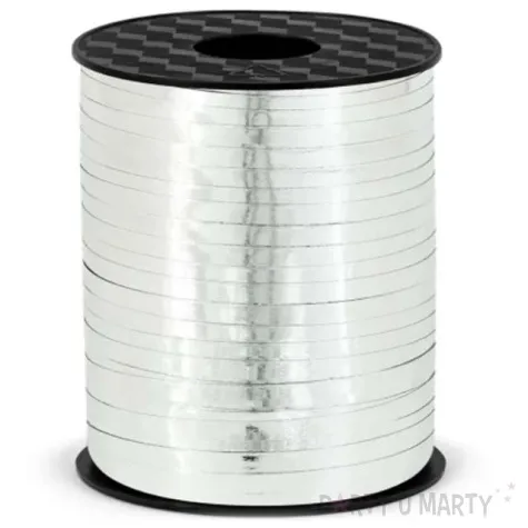 wstazka do balonow classic srebrna partypal 5 mm x 250 m