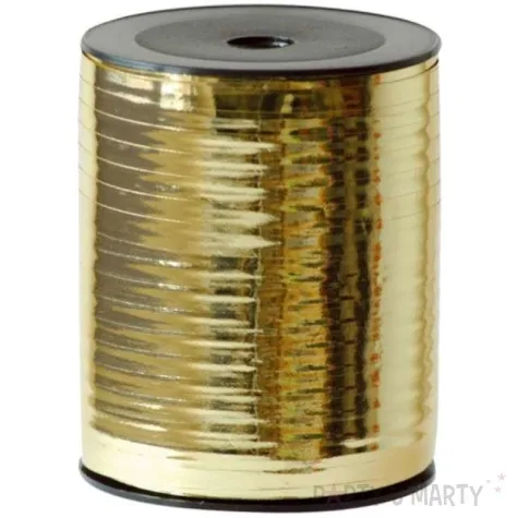 wstazka do balonow classic sx zlota santex 7 mm 250 m