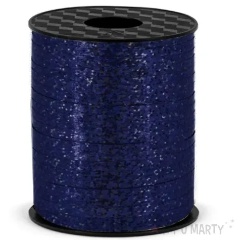 wstazka do balonow holograficzna granatowa partypal 5 mm 225 m