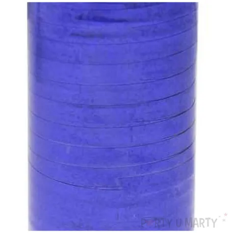 wstazka do balonow holograficzna niebieska godan 5 mm 92 m