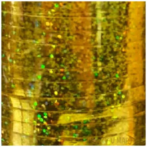 wstazka do balonow holograficzna zlota partypal 5 mm 225 m