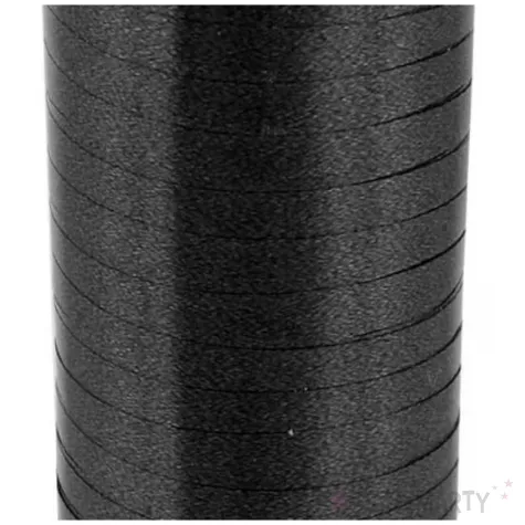 wstazka do balonow lustrzana czarny godan 5 mm 92m