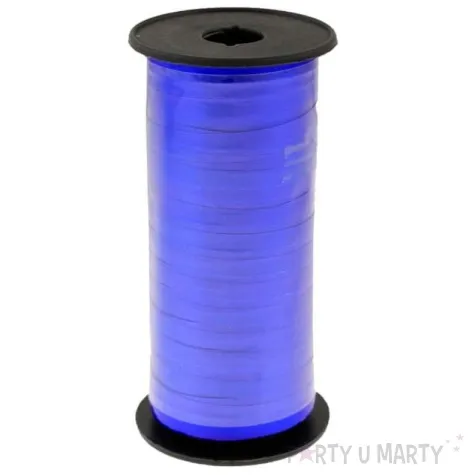 wstazka do balonow lustrzana niebieska godan 5 mm 92 m